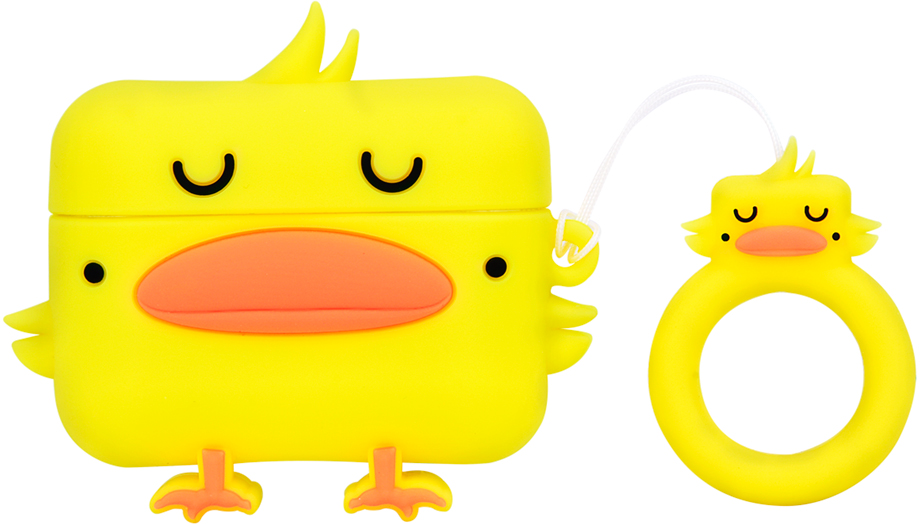 

Чехол Deppa, AirPods Pro Funny Animals утка Yellow