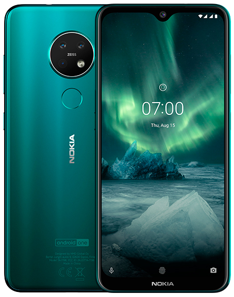 Смартфон Nokia 7.2 4/64Gb Green 0101-6955 7.2 4/64Gb Green - фото 1