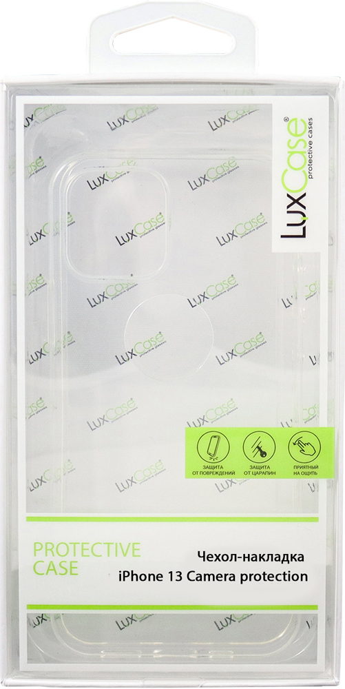 Клип-кейс LuxCase iPhone 13 Camera protection прозрачный клип кейс luxcase iphone 13 mini camera protection прозрачный