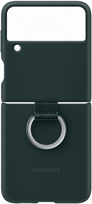 Клип-кейс Samsung Galaxy Z Flip3 Silicone Cover с кольцом Green (EF-PF711TGEGRU) 0313-9177 Galaxy Z Flip3 Silicone Cover с кольцом Green (EF-PF711TGEGRU) - фото 6