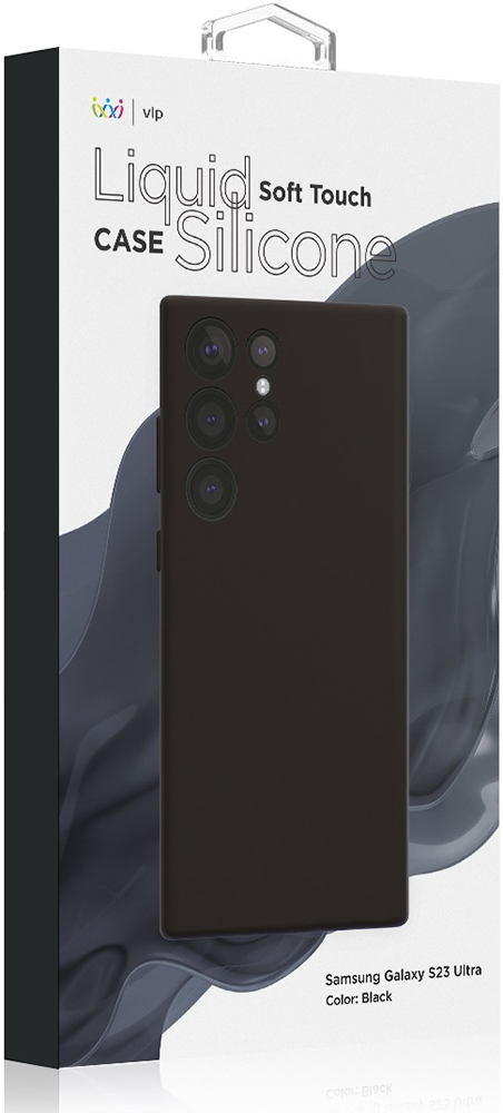 Чехол-накладка VLP Silicone Case для Samsung Galaxy S23 Ultra Черный 0319-0891 - фото 2