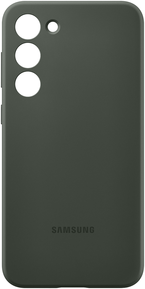 Чехол-накладка Samsung силиконовый чехол на samsung galaxy s23 с принтом темно зеленое хаки