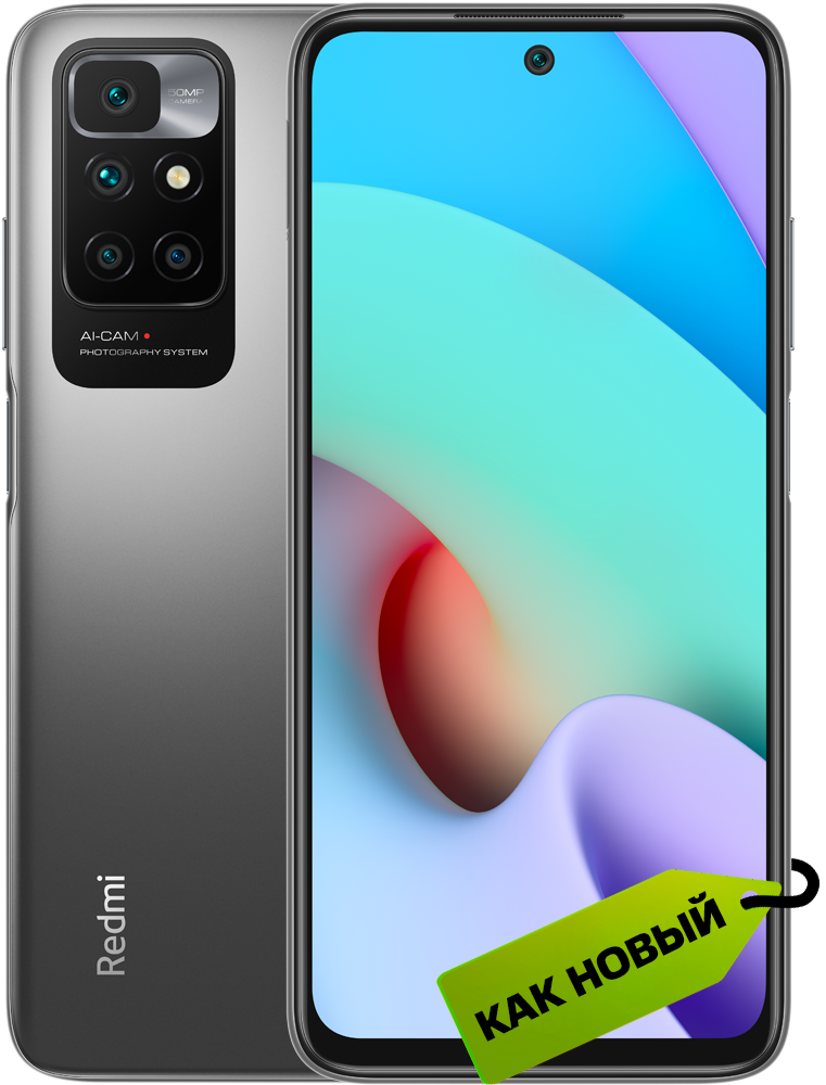 Xiaomi Redmi 10 2022 4/128 Гб Серый "Как новый"