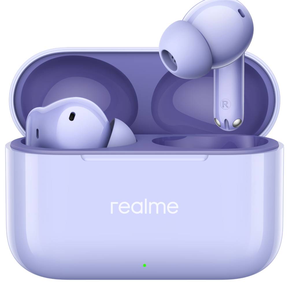 

Беспроводные наушники realme, Buds T200 Фиолетовые