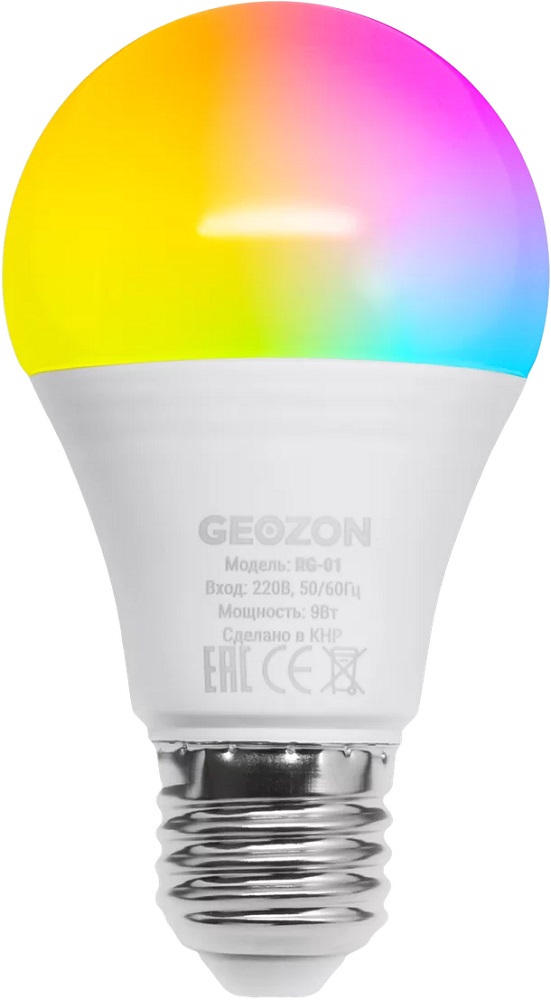 Умная лампочка Geozon GSH-SLR01 RGB E27 White 0600-0714 - фото 1