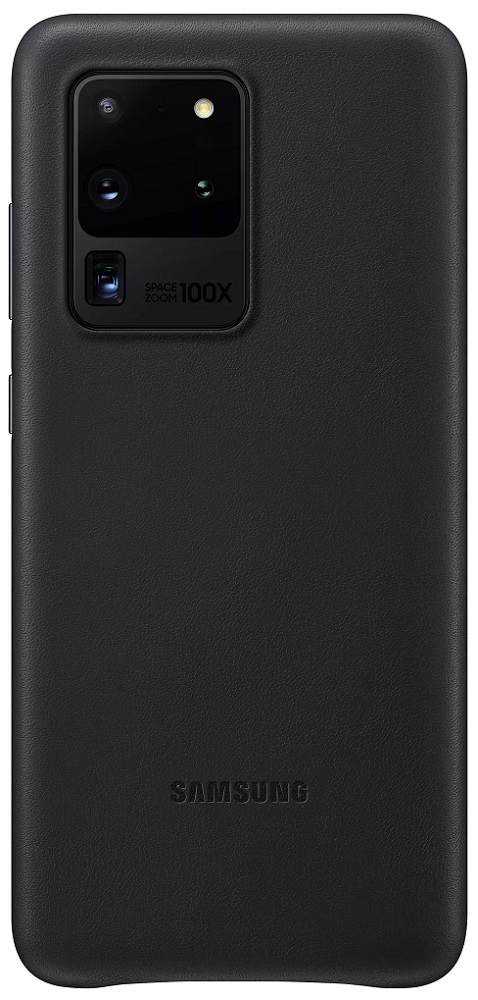 Клип-кейс Samsung Galaxy S20 Ultra кожаный Black (EF-VG988LBEGRU) 0313-8406 Galaxy S20 Ultra кожаный Black (EF-VG988LBEGRU) - фото 1