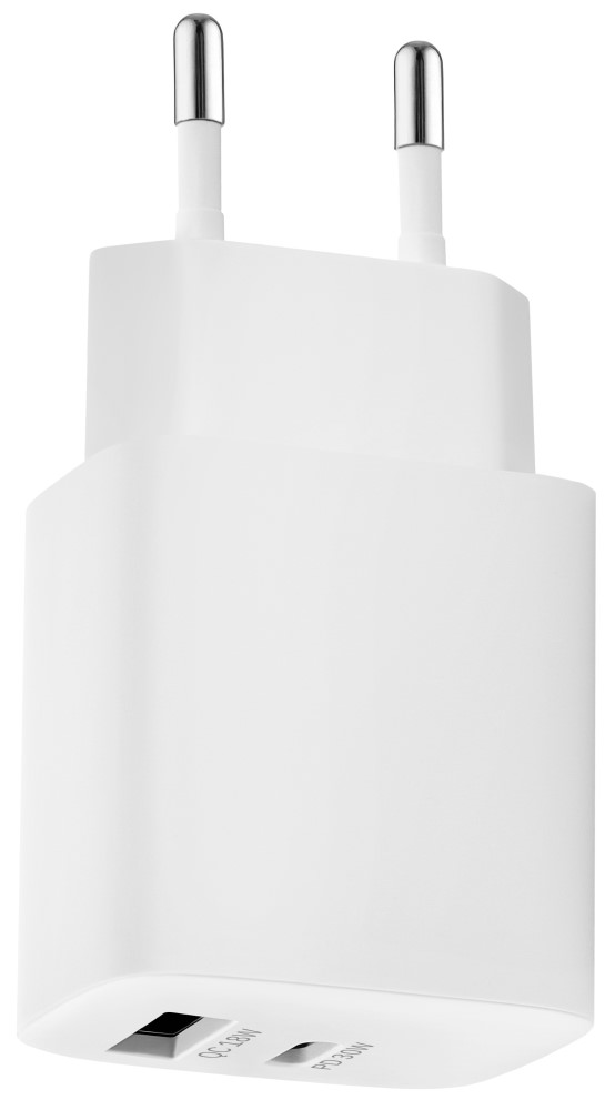 

СЗУ Rocket, Boost Pro 30W USB-C USB-A белый