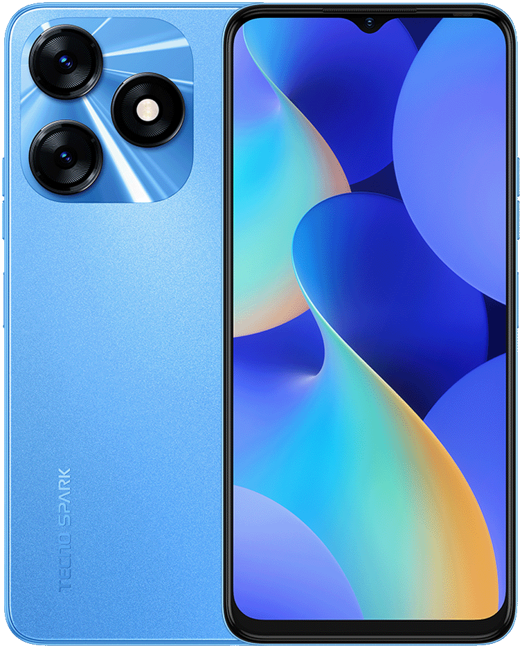 Смартфон TECNO Spark 10 4/128Gb Синий смартфон tecno spark 10 ki5q 8 128gb meta blue tcn ki5q8 128 mebl