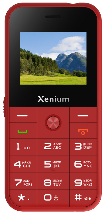 

Мобильный телефон Xenium, X718 Красный