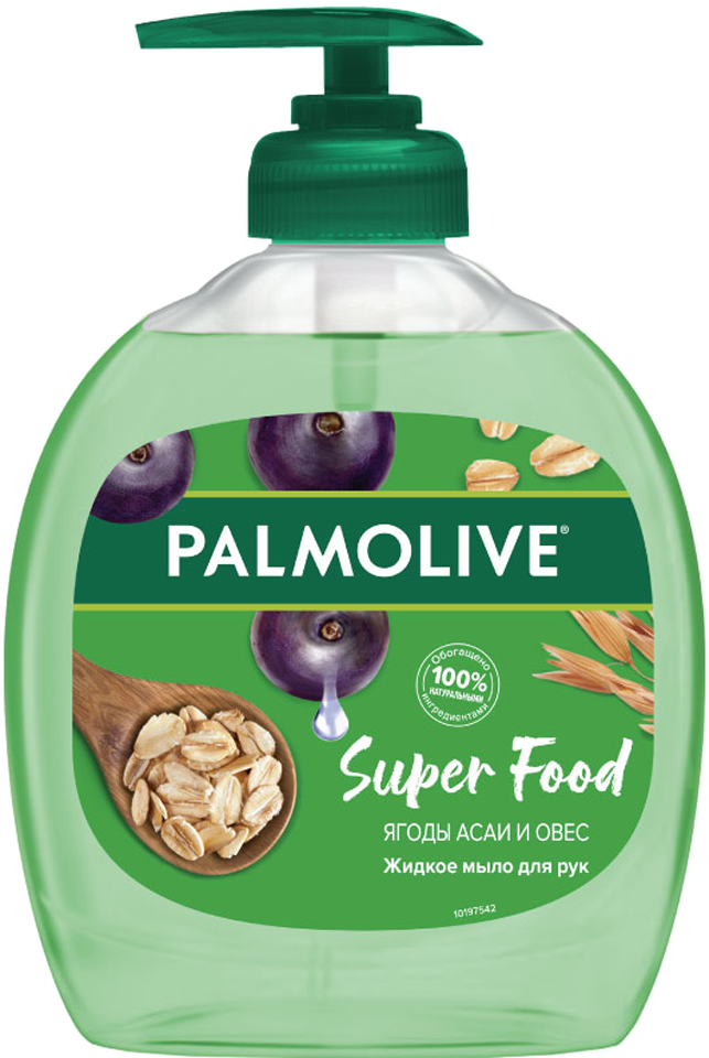 Жидкое мыло для рук Palmolive Super Food Ягоды Асаи и Овес 300 мл