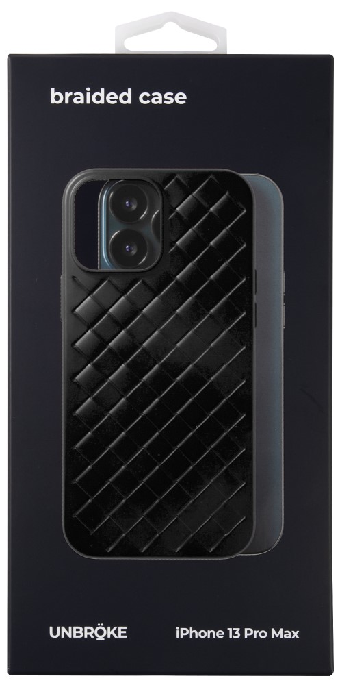 Клип-кейс UNBROKE iPhone 13 Pro Max Braided Black 0313-9352 - фото 3