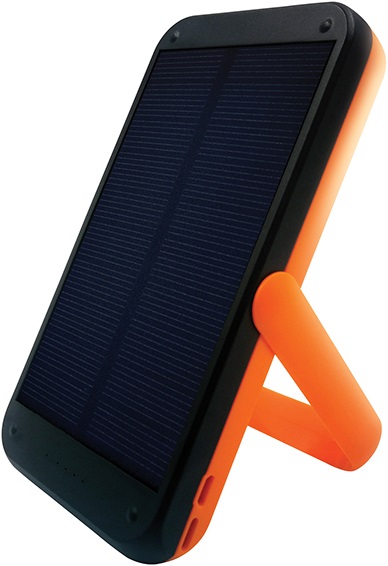 Внешний аккумулятор Qumo PowerAid Tourist Solar 2 8000 mAh Orange 0301-0697 - фото 1
