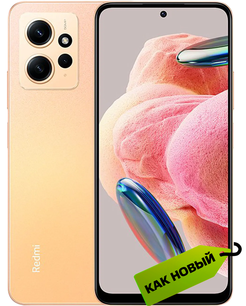 

Смартфон Xiaomi, Redmi Note 12 4/128 Гб Золотой "Как новый"