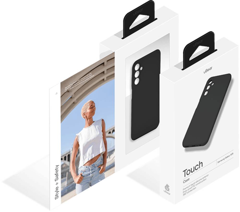 Чехол-накладка uBear Touch case для Samsung Galaxy A25 Черный 3100-1454 - фото 4