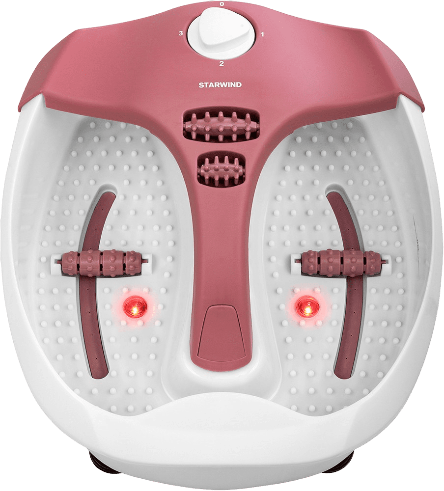 Гидромассажная ванночка для ног Starwind SFM 5570 Белая/Розовая