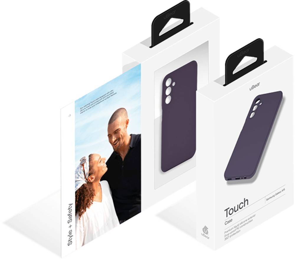 Чехол-накладка uBear Touch case для Samsung Galaxy A15  Фиолетовый 3100-1461 - фото 4
