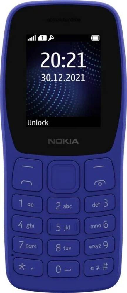 Мобильный телефон Nokia 105 (2022) Dual sim Синий 0101-9025 105 (2022) Dual sim Синий - фото 2