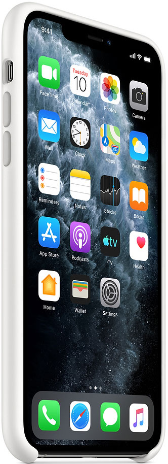 Клип-кейс Apple iPhone 11 Pro Max MWYX2ZM/A силиконовый White 0313-8190 MWYX2ZM/A iPhone 11 Pro Max MWYX2ZM/A силиконовый White - фото 2