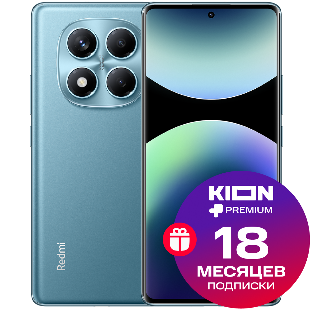 

Смартфон Xiaomi, Redmi Note 14 Pro 12/512 Гб LTE Океанический синий