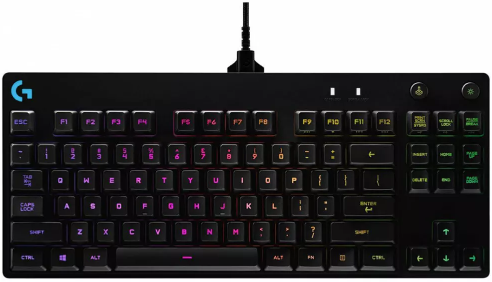 Клавиатура Logitech G Pro Mechanical Gaming Keyboard игровая проводная Black