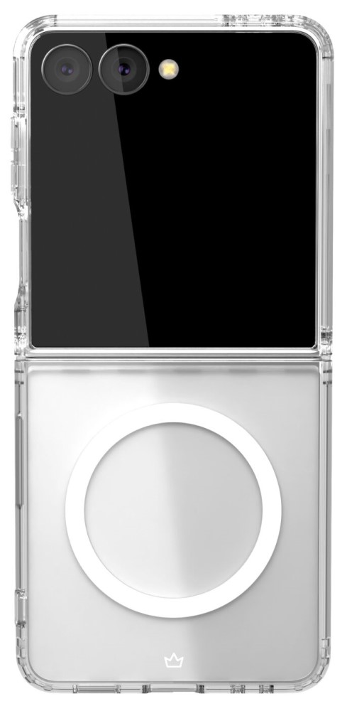 

Чехол-накладка VLP, Crystal Case с MagSafe для Samsung Z Flip7 Прозрачный