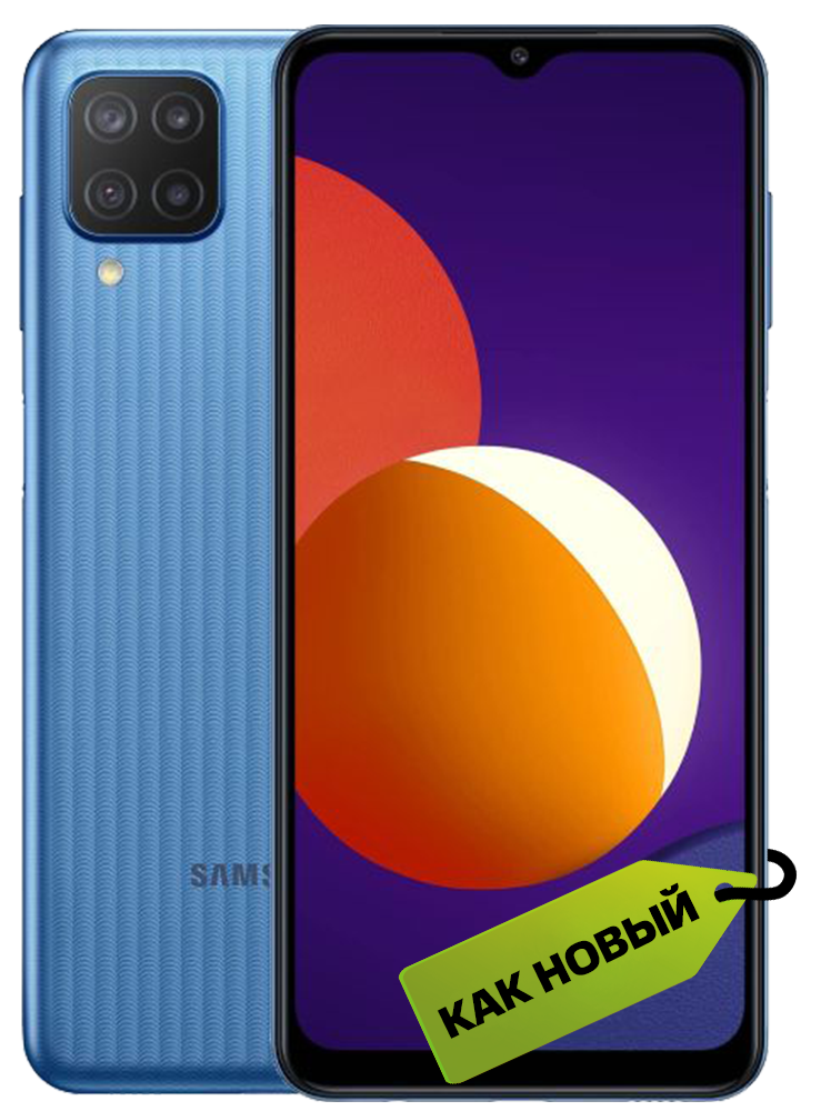 Смартфон Samsung Galaxy M12 3/32Gb Blue 