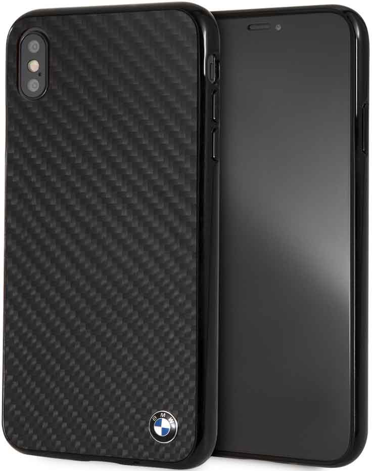 

Клип-кейс BMW iPhone ХS Max карбон Black, iPhone ХS Max карбон Black