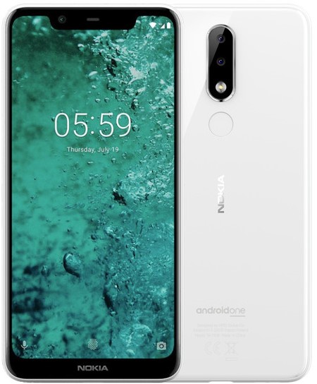 

Смартфон Nokia 5.1 Plus 32Gb white, 5.1 Plus 32Gb white