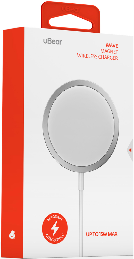 Беспроводное зарядное устройство uBear MagSafe Wave White 0303-0643 - фото 4