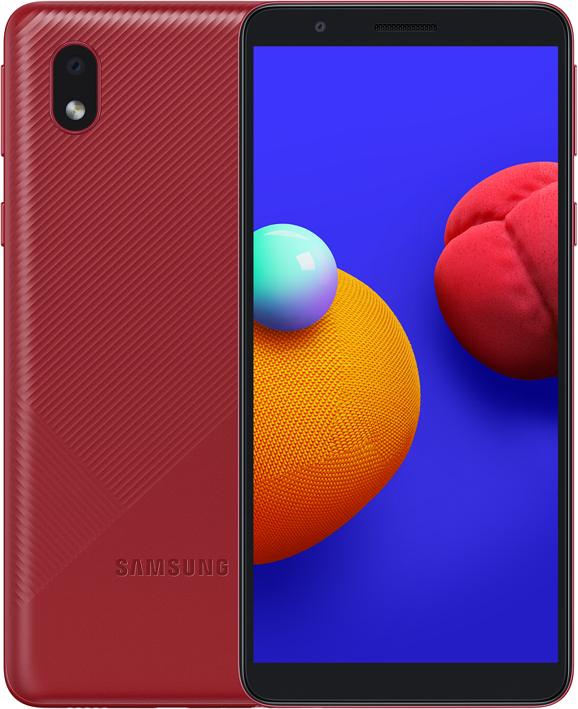 Смартфон Samsung A013 Galaxy A01 Core 1/16Gb Red 0101-7229 SM-A013FZRDSER A013 Galaxy A01 Core 1/16Gb Red - фото 1