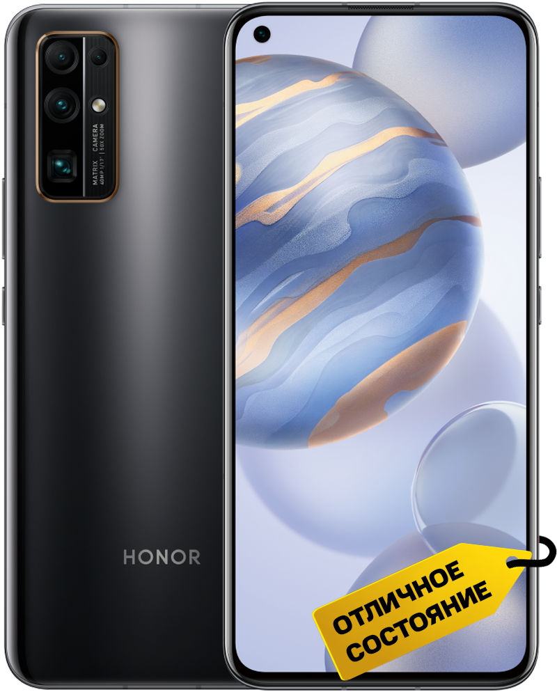 

Смартфон HONOR, 30 Premium 8/256Gb Чёрный «Отличное состояние»