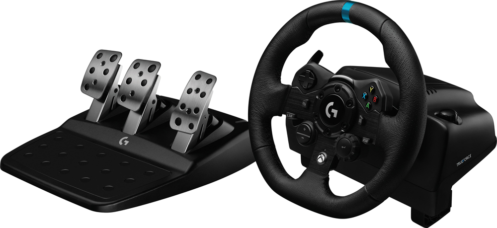 Игровой руль Logitech G923 Racing Wheel and Pedals for PS4 and PC Black 1800-1259 PC, PS4, PS5, Xbox One, Xbox Series S, Xbox Series X - фото 2