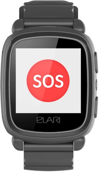 Детские часы Elari KidPhone 2 с GPS трекером Black 0200-1894 - фото 3