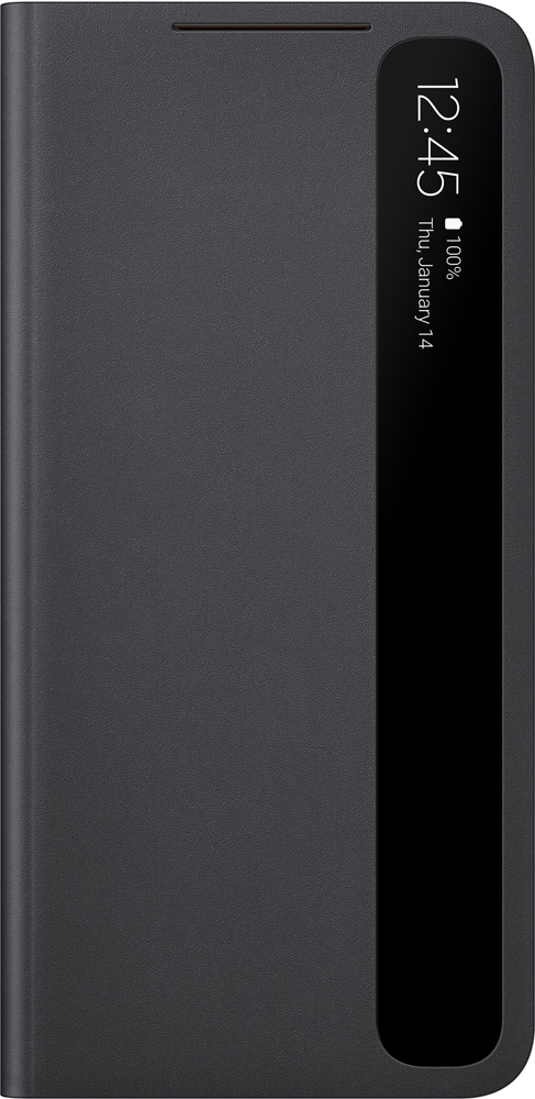 Чехол-книжка Samsung Galaxy S21 Smart Clear View Cover Black (EF-ZG991CBEGRU) 0313-8858 Galaxy S21 Smart Clear View Cover Black (EF-ZG991CBEGRU) - фото 1