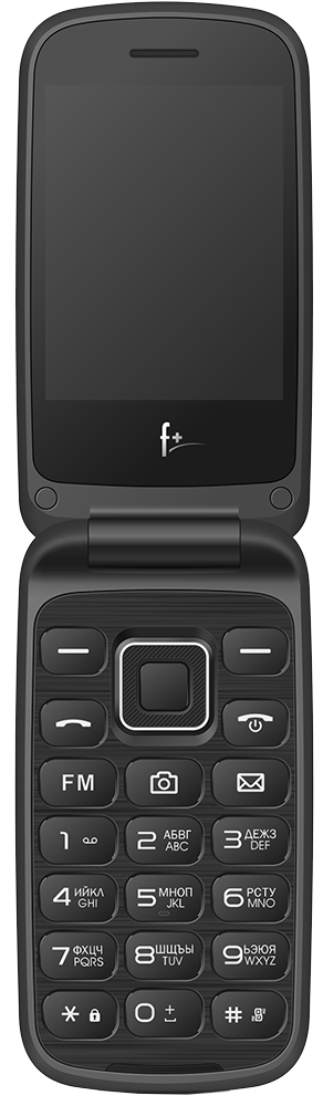 Мобильный телефон F+ Flip 3 Dual sim Черный
