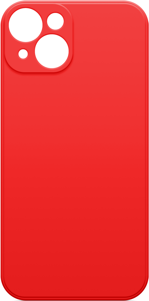 Чехол-накладка Borasco iPhone 14 Plus Microfiber Красный чехол mypads веселая акула для nokia c21 plus задняя панель накладка бампер