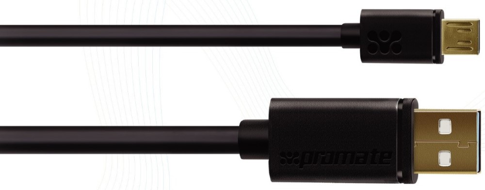 АЗУ Promate CarKit-M 2USB 3.1A + дата-кабель microUSB Black 0304-0408 CarKit-M 2USB 3.1A + дата-кабель microUSB Black Универсальный - фото 2