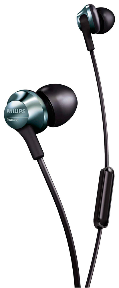 Наушники с микрофоном Philips PRO6105 Black 0406-1217 PRO6105BK - фото 1