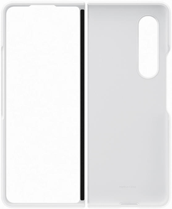 Клип-кейс Samsung Galaxy Z Fold3 Silicone Cover White (EF-PF926TWEGRU) 0313-9168 Galaxy Z Fold3 Silicone Cover White (EF-PF926TWEGRU) - фото 2