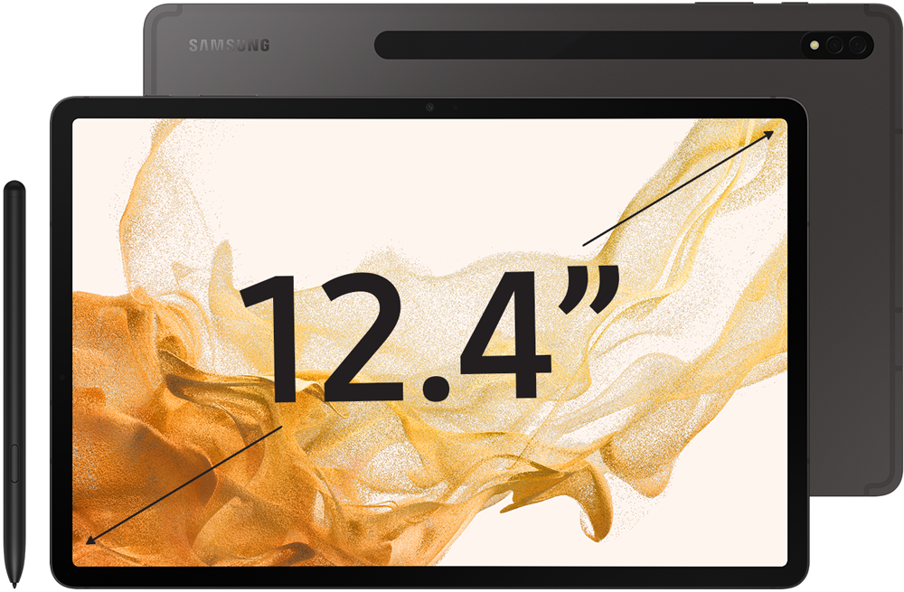 

Планшет Samsung, Galaxy Tab S8+ WiFi 12.4" 8/256Gb Графит