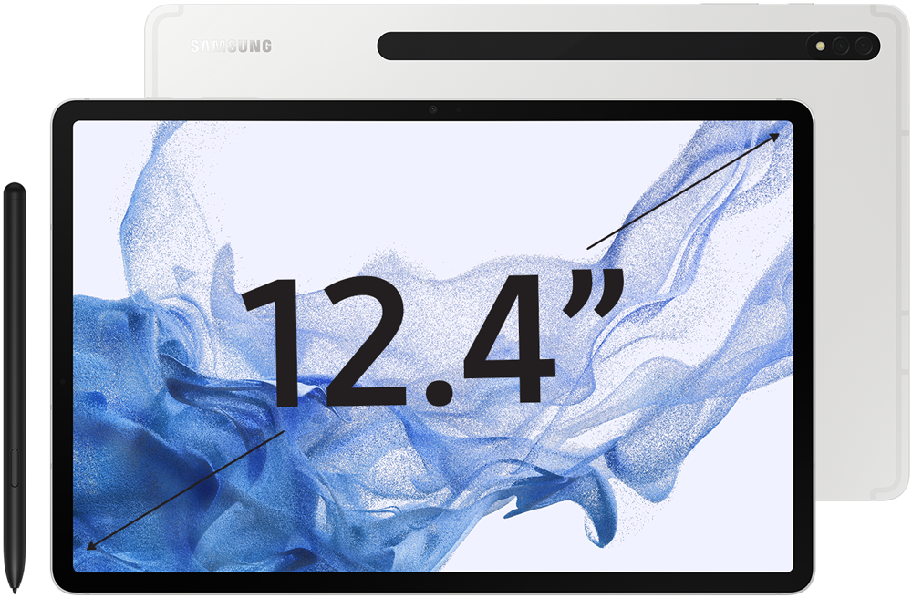 

Планшет Samsung, Galaxy Tab S8+ 12.4" 8/128Gb LTE Cеребристый