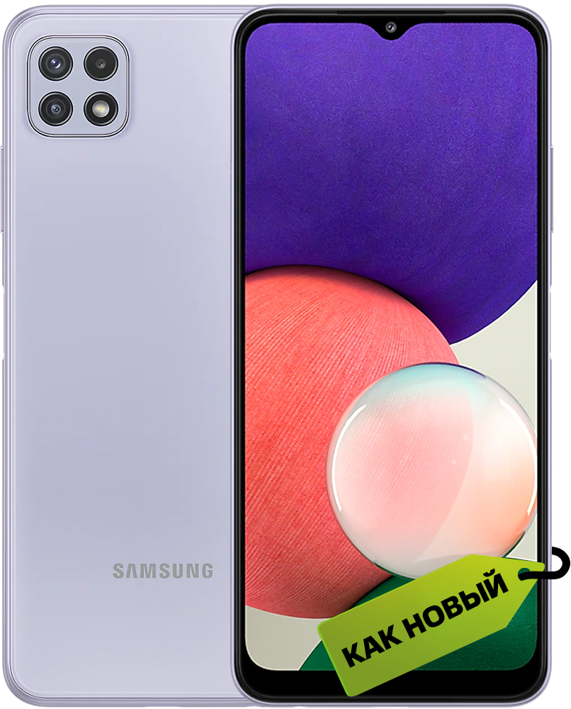 

Смартфон Samsung, Galaxy A22 4/64Gb Фиолетовый «Как новый»