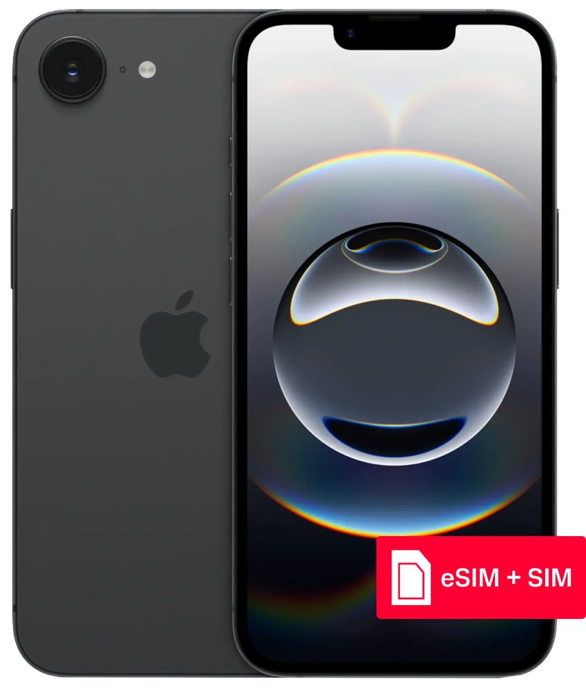 

Смартфон Apple, iPhone 16e 256 Гб eSIM + SIM Черный