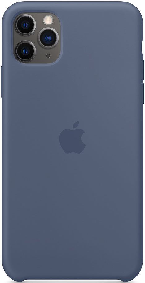 Клип-кейс Apple iPhone 11 Pro Max MX032ZM/A силиконовый Синий 0313-8193 MX032ZM/A iPhone 11 Pro Max MX032ZM/A силиконовый Синий - фото 1