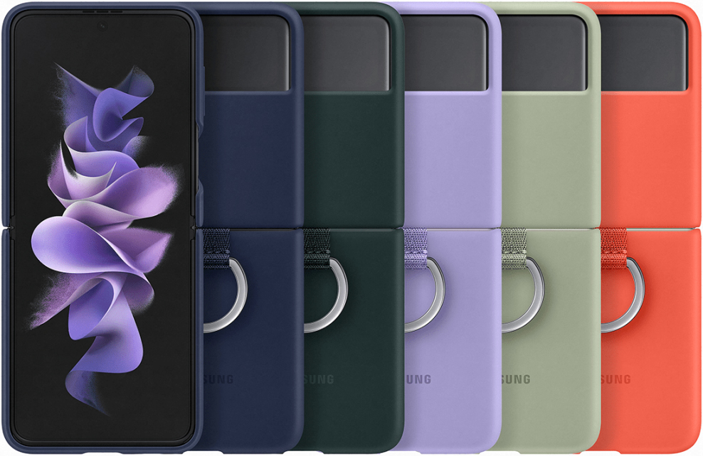 Клип-кейс Samsung Galaxy Z Flip3 Silicone Cover с кольцом Lavender (EF-PF711TVEGRU) 0313-9180 Galaxy Z Flip3 Silicone Cover с кольцом Lavender (EF-PF711TVEGRU) - фото 8