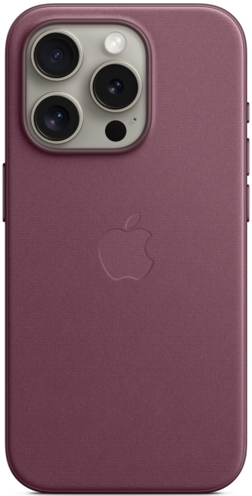 Чехол-накладка Apple iPhone 15 Pro FineWoven Case with MagSafe Шелковица