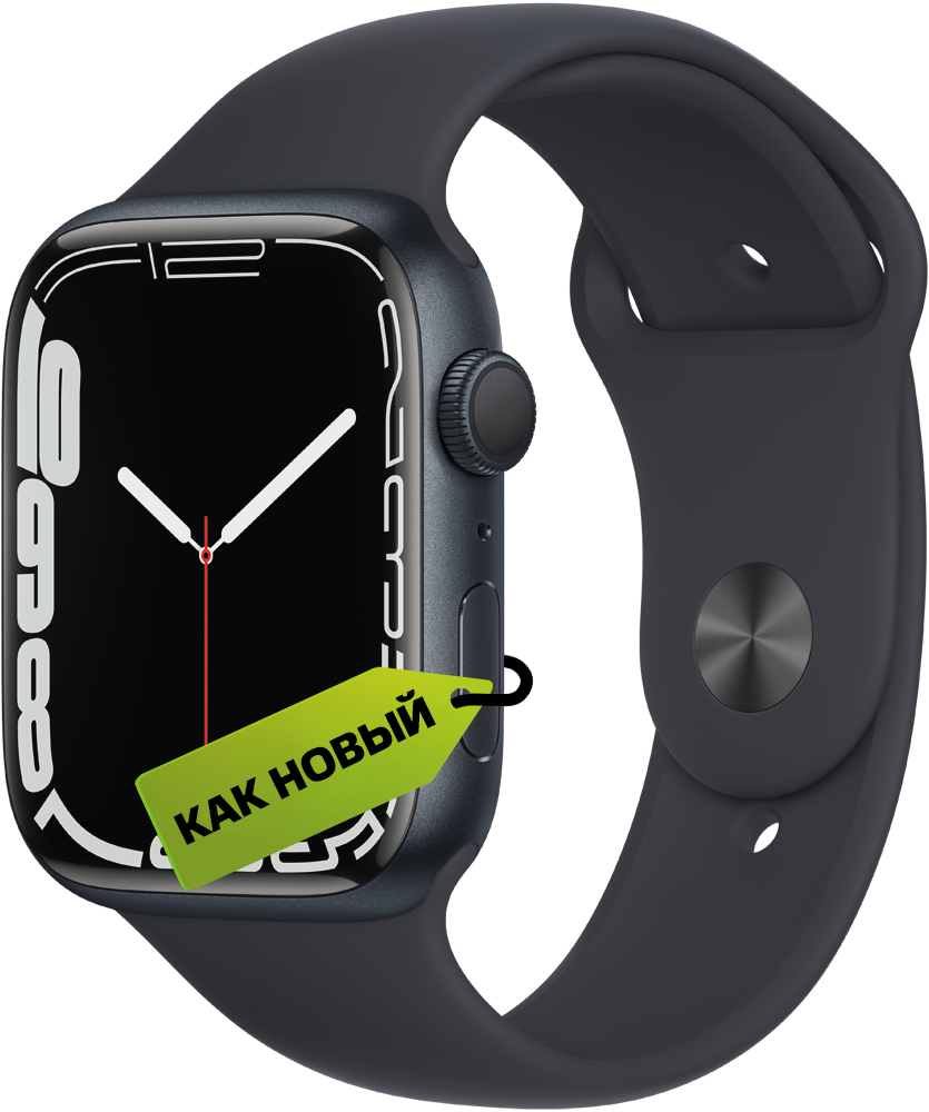 Часы Apple Watch Series 7 GPS 45мм Черные «Как новый»: купить по цене ...