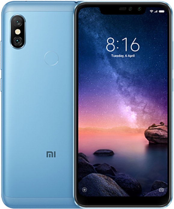 

Смартфон Xiaomi, Redmi Note 6 Pro 64Gb Blue