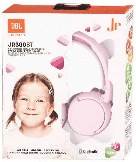 Наушники JBL Bluetooth JR300BT накладные Pink 0406-1006 - фото 8