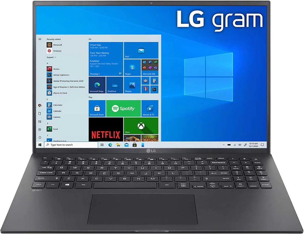 

Ноутбук LG, 16Z90P-G.AH85R 16" 16/512Gb Black